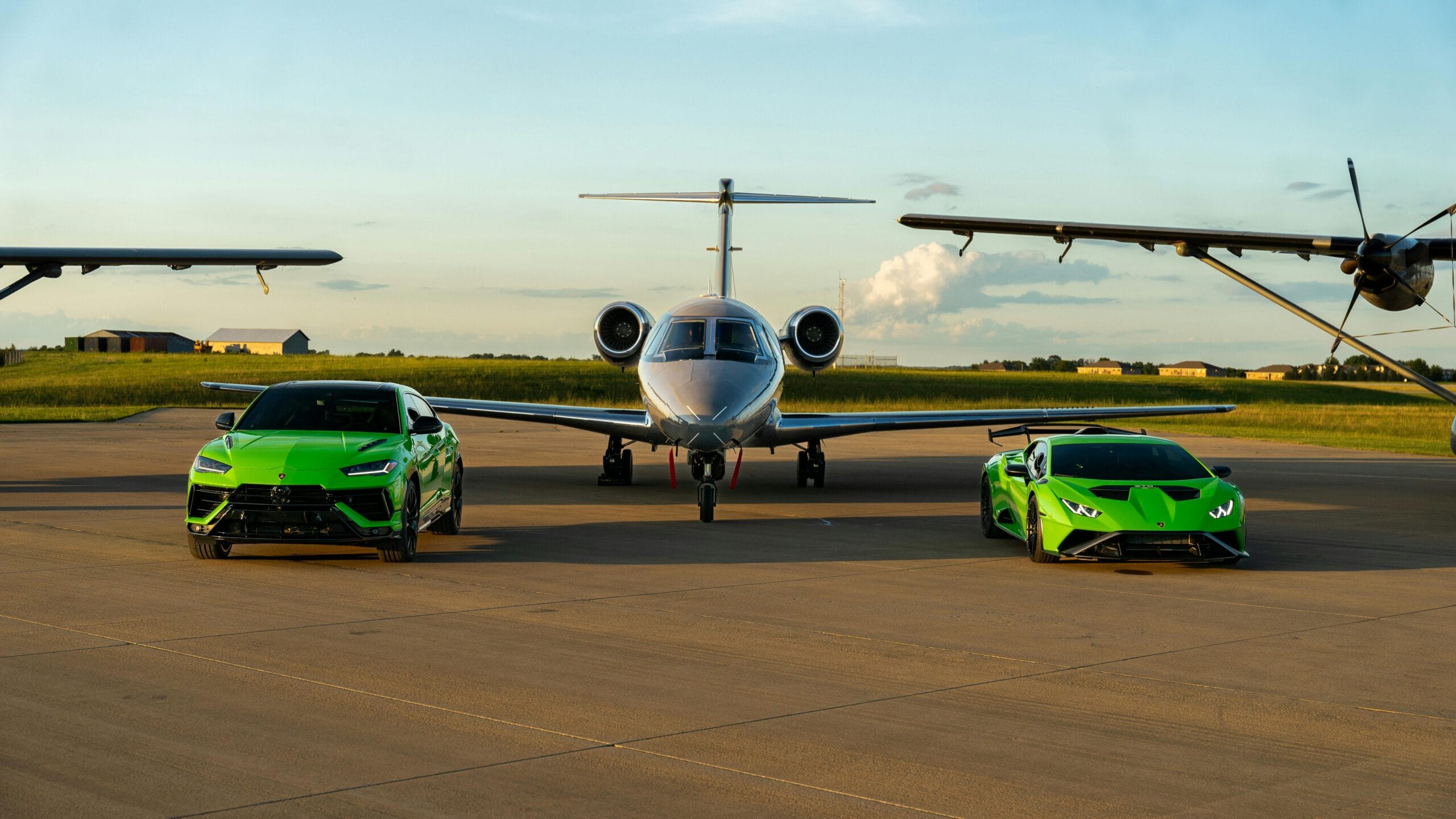 Luxury car waiting outside Baltimore Airport terminal" Baltimore Airport transportation